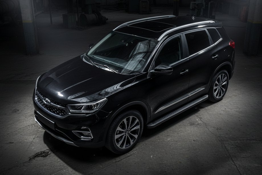 Chery Tiggo 7 2020– Sidetrin Allmond Black (2 stk., aluminium) Image