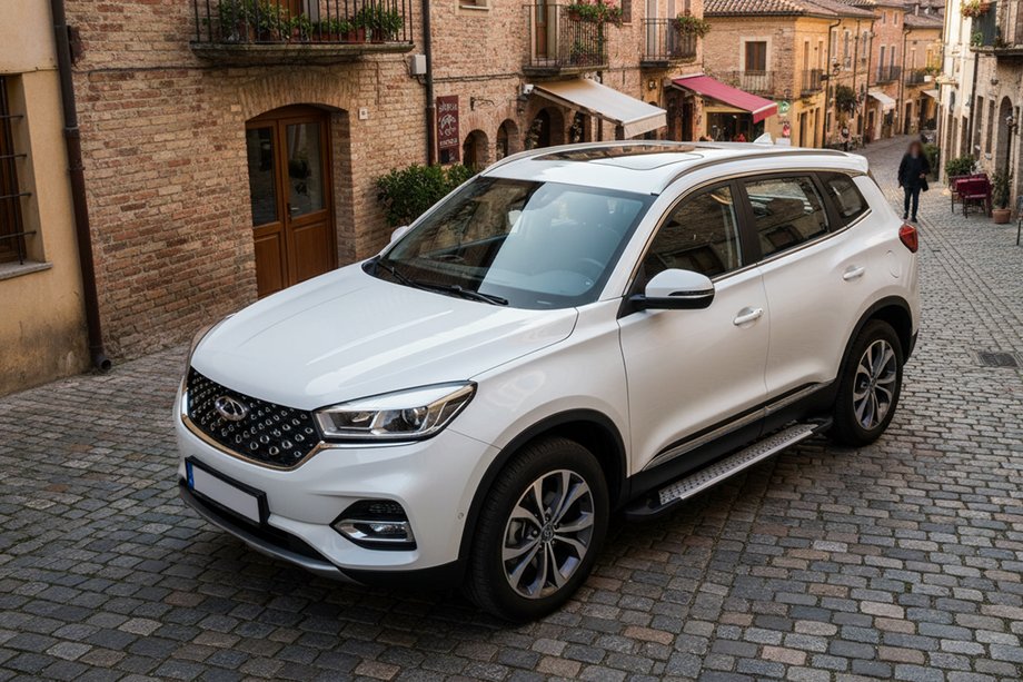 Chery Tiggo 8 2017– Sidetrin Allmond Grey (2 stk., aluminium) Image