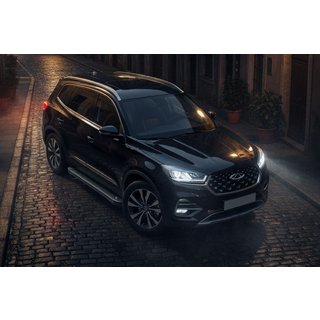 Sidetrin Allmond Black (2 stk., aluminium) foto 1