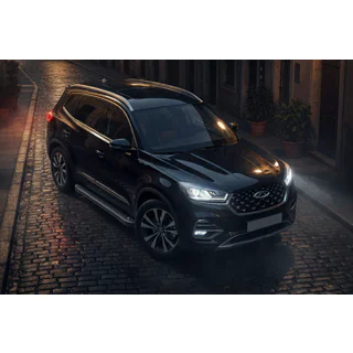 Sidetrin Allmond Black (2 stk., aluminium) foto 1