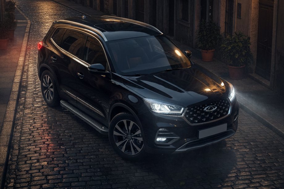Chery Tiggo 8 2017– Sidetrin Allmond Black (2 stk., aluminium) Image