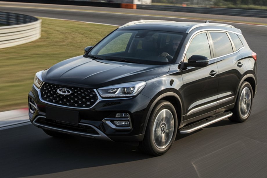 Chery Tiggo 8 2017– Sidetrin Tayga Grey (2 stk., aluminium) Image