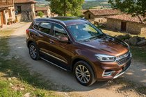 Chery Tiggo 8 2017– Sidetrin Maya V1 (2 stk., aluminium) foto 1