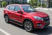 Chery Tiggo 8 2017– Sidetrin Maya Red (2 stk., aluminium) foto 1