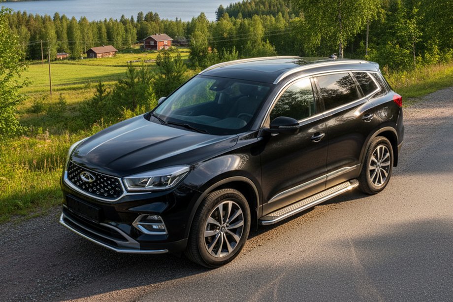 Chery Tiggo 8 2017– Sidetrin Maydos V2 (2 stk., aluminium) Foto 1