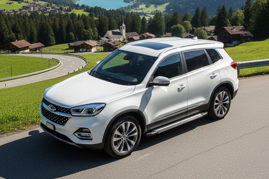 Chery Tiggo 8 2017– Rainbow sidetrin (2 stk., aluminium) Image