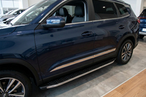 Chery Tiggo 8 2017– Blackline sidetrin (2 stk., aluminium) foto 1