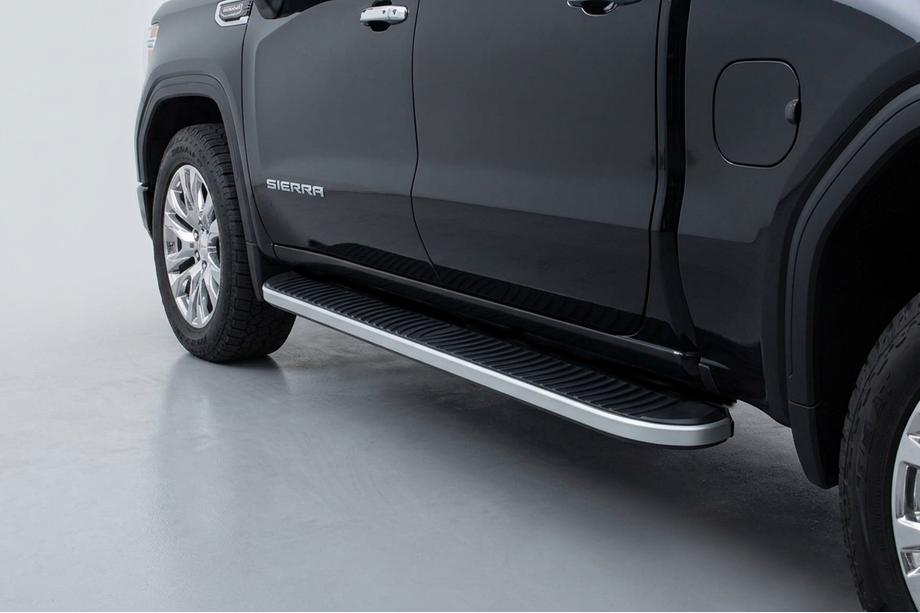 GMS Sierra 2019– Sidetrin Tayga Grey (2 stk., aluminium) Image