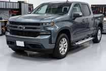 Chevrolet Silverado 2019– Sidetrin Allmond Grey (2 stk., aluminium) foto 1