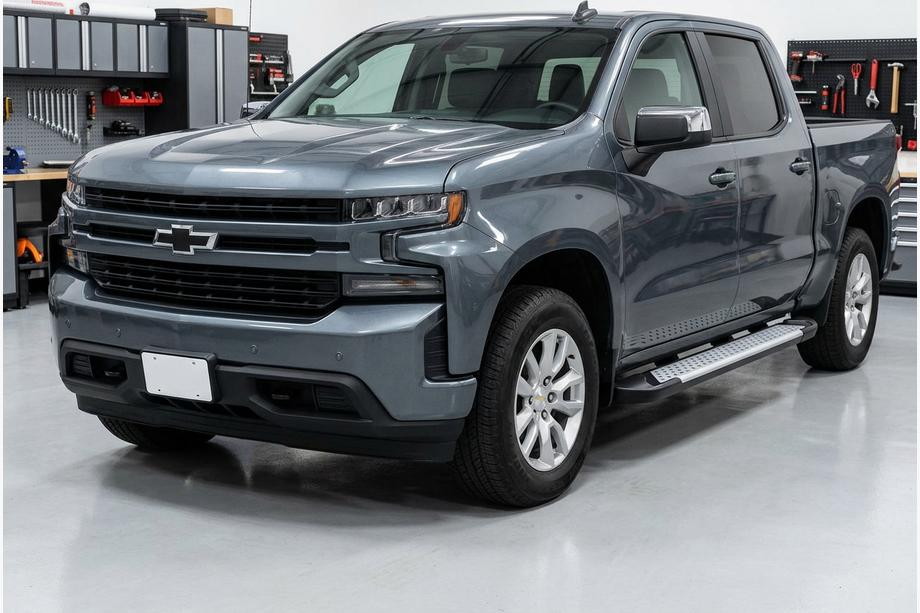 Chevrolet Silverado 2019– Sidetrin Allmond Grey (2 stk., aluminium) Image