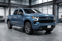 Chevrolet Silverado 2019– Sidetrin New Vision Grey (2 stk., aluminium) foto 1