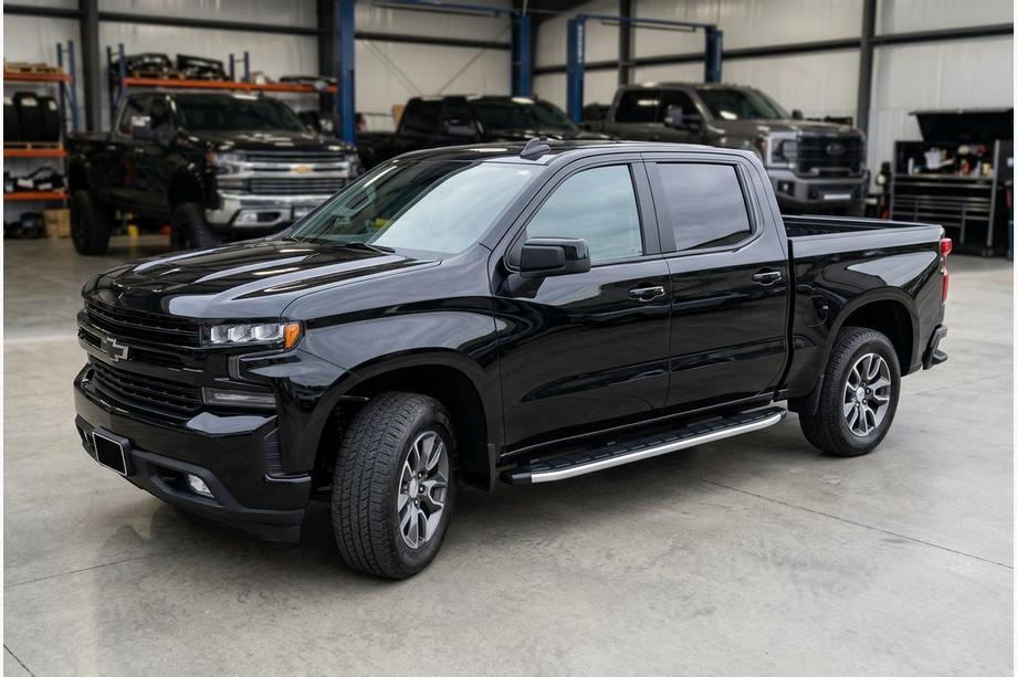 Chevrolet Silverado 2019– Sidetrin Fullmond (2 stk., aluminium) Image