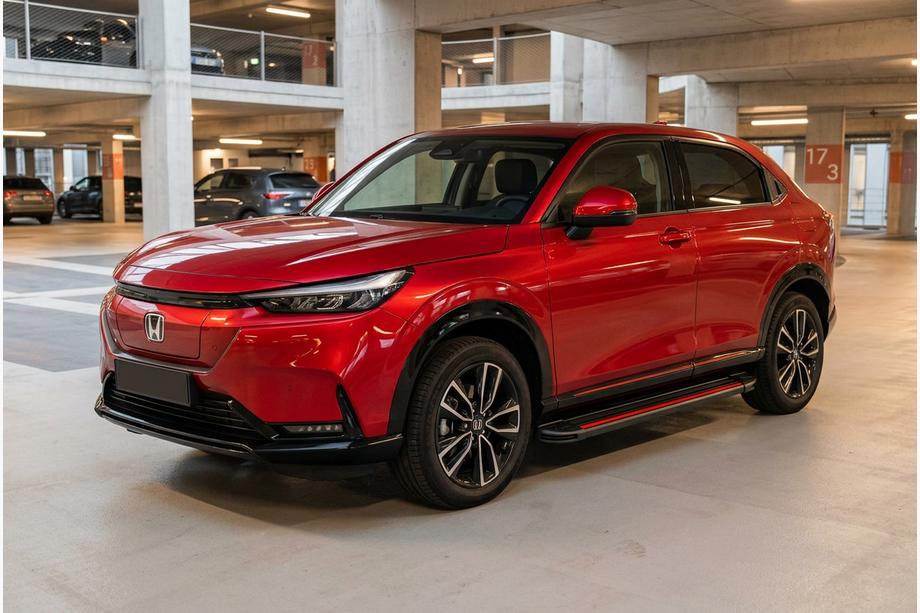 Honda eNP1 2022– Sidetrin Maya Red (2 stk., aluminium) Image