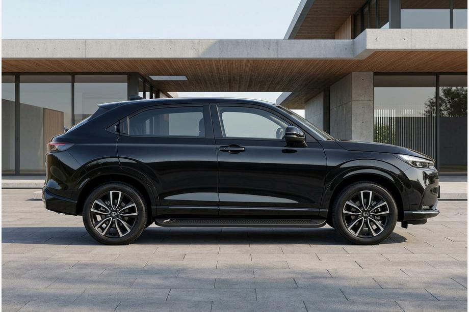 Honda eNP1 2022– Allmond Black sidetrin (2 stk., aluminium) Image