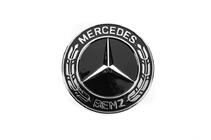 Mercedes-Benz Dæksel til emblem på motorhjelm Mercedes (sort, 57 mm) foto 2