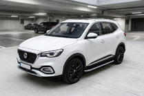 MG HS 2018– Sidetrin Tayga Grey (2 stk., aluminium) foto 1
