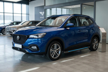 MG HS 2018– Maya Blue sidetrin (2 stk., aluminium) foto 1