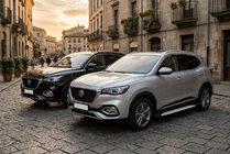 MG HS 2018– Sidetrin Shining V1 (2 stk., aluminium) foto 1