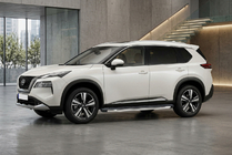 Nissan X-trail T33/Rogue 2022– BlackLine sidetrin (2 stk., aluminium) foto 1
