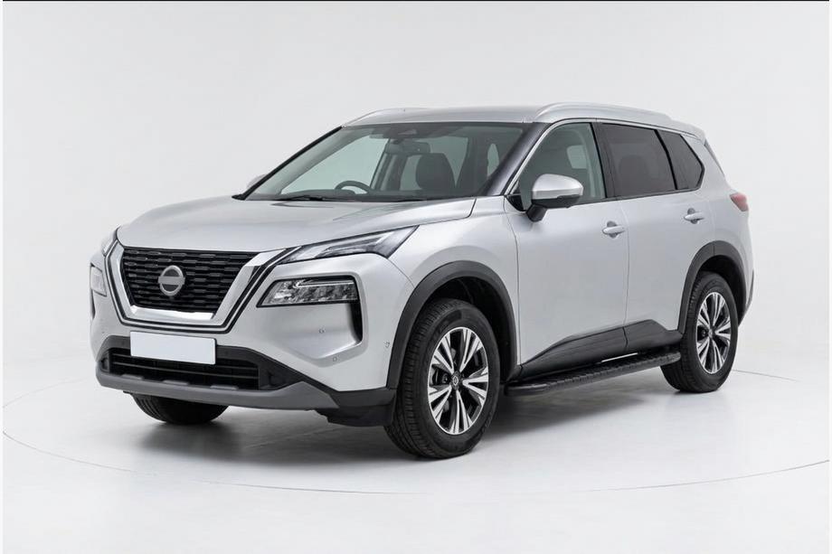 Nissan X-trail T33/Rogue 2022– Sidetrin Bosphore Black (2 stk., aluminium) Image