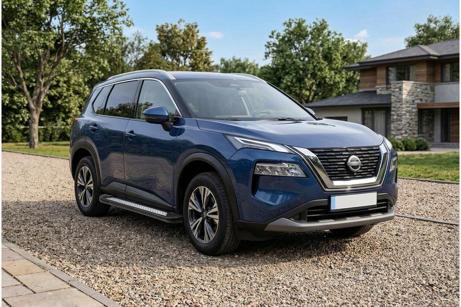 Nissan X-trail T33/Rogue 2022– Sidetrin Vision New Black (2 stk., aluminium) Image
