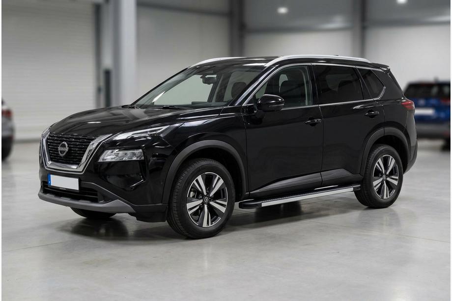 Nissan X-trail T33/Rogue 2022– Sidetrin Maya V1 (2 stk., aluminium) Image