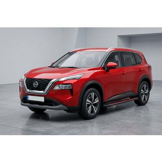 Sidetrin Maya Red (2 stk., aluminium) Nissan X-trail T33/Rogue 2022– foto 1