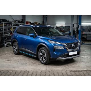Maya Blue sidetrin (2 stk., aluminium) Nissan X-trail T33/Rogue 2022– foto 1