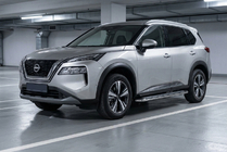 Nissan X-trail T33/Rogue 2022– Sidetrin Maydos V2 (2 stk., aluminium) foto 1