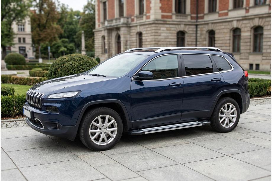 Jeep Cherokee KL 2013– Sidetrin Rainbow (2 stk., aluminium) Image