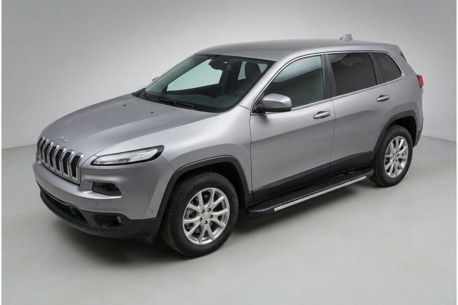 Jeep Cherokee KL 2013– Sidetrin Bosphore Grey (2 stk., aluminium) Image