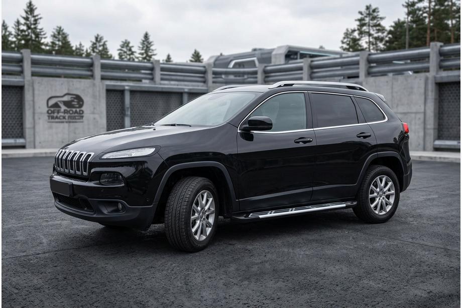 Jeep Cherokee KL 2013– Sunrise sidetrin (2 stk., aluminium) Image