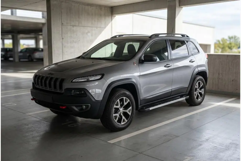 Jeep Cherokee KL 2013– RedLine V1 sidestrin (2 stk., aluminium) Foto 1