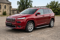 Jeep Cherokee KL 2013– Sidetrin Fullmond (2 stk., aluminium) foto 1