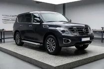 Nissan Armada 2016–2024 Sidetrin Allmond Grey (2 stk., aluminium) foto 1