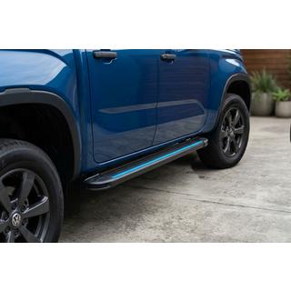 Maya Blue sidetrin (2 stk., aluminium) foto 1