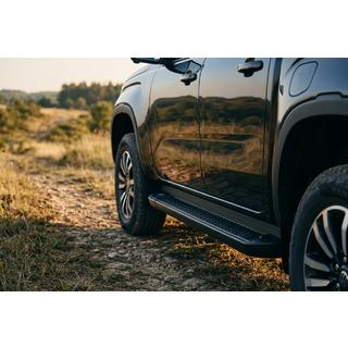 Allmond Black sidetrin (2 stk., aluminium) foto 1