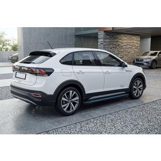 Maya Blue sidetrin (2 stk., aluminium)