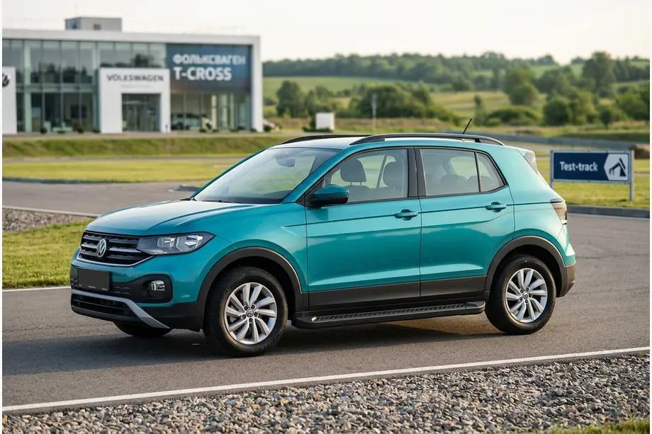 Volkswagen T-Cross 2019– Allmond Black sidetrin (2 stk., aluminium) Foto 1