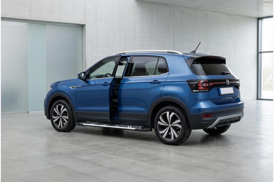 Volkswagen T-Cross 2019– Sunrise sidetrin (2 stk., aluminium) Image
