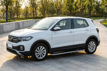 Volkswagen T-Cross 2019– Sidetrin Tayga Grey (2 stk., aluminium) foto 1