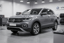 Volkswagen T-Cross 2019– Sidetrin Tayga Black (2 stk., aluminium) foto 1