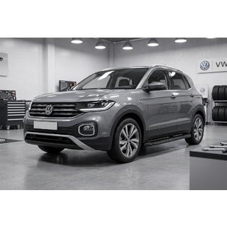 Sidetrin Tayga Black (2 stk., aluminium) Volkswagen T-Cross 2019– foto 1