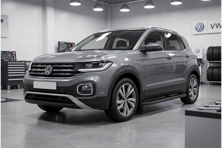 Volkswagen T-Cross 2019– Sidetrin Tayga Black (2 stk., aluminium) Image
