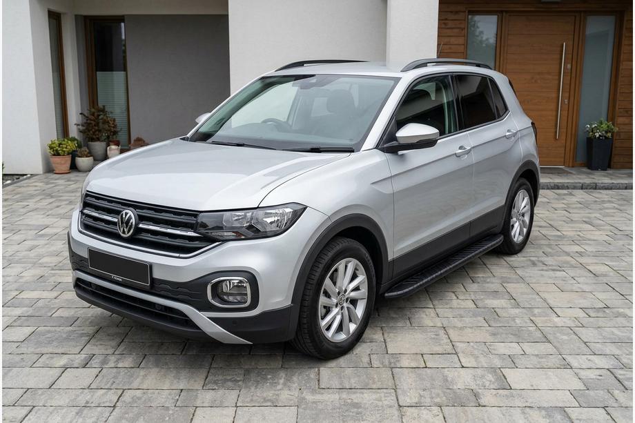 Volkswagen T-Cross 2019– Sidetrin Bosphore Black (2 stk., aluminium) Image
