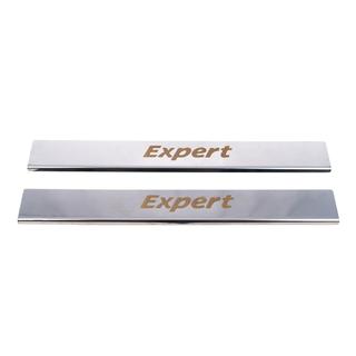 Dørtrinslister (Carmos, 2 stk., rustfrit stål) Peugeot Expert 2007–2016 foto 2