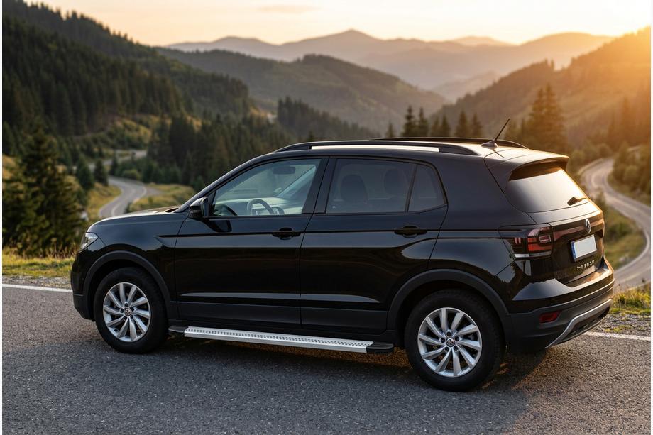 Volkswagen T-Cross 2019– Sideskørter Maya V2 (2 stk., aluminium) Image