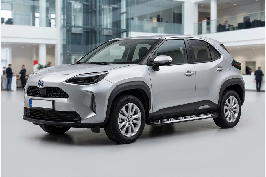 Toyota Yaris/Yaris Cross (XP210) 2020– Sunrise sidetrin (2 stk., aluminium) Image