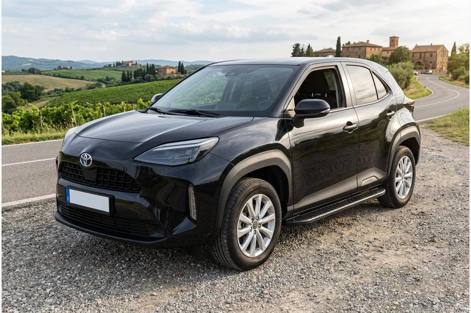 Toyota Yaris/Yaris Cross (XP210) 2020– Sidetrin Bosphore Black (2 stk., aluminium) Image