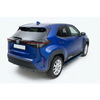 Maya Blue sidetrin (2 stk., aluminium) Toyota Yaris/Yaris Cross (XP210) 2020– foto 1